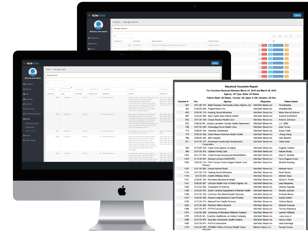 voucher workflow management web app